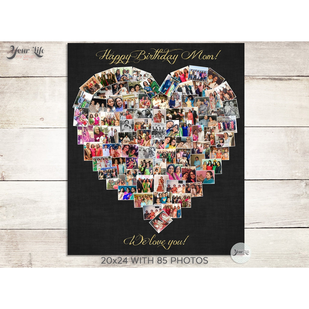CadoreGifts- Personalized Photo Collage Frames for Wall Décor, Family and  Friends Moon Picture Frame, Dad Birthday Gift, Fathers Day Gift (11x14  inches, White frame) : Amazon.in: Home & Kitchen