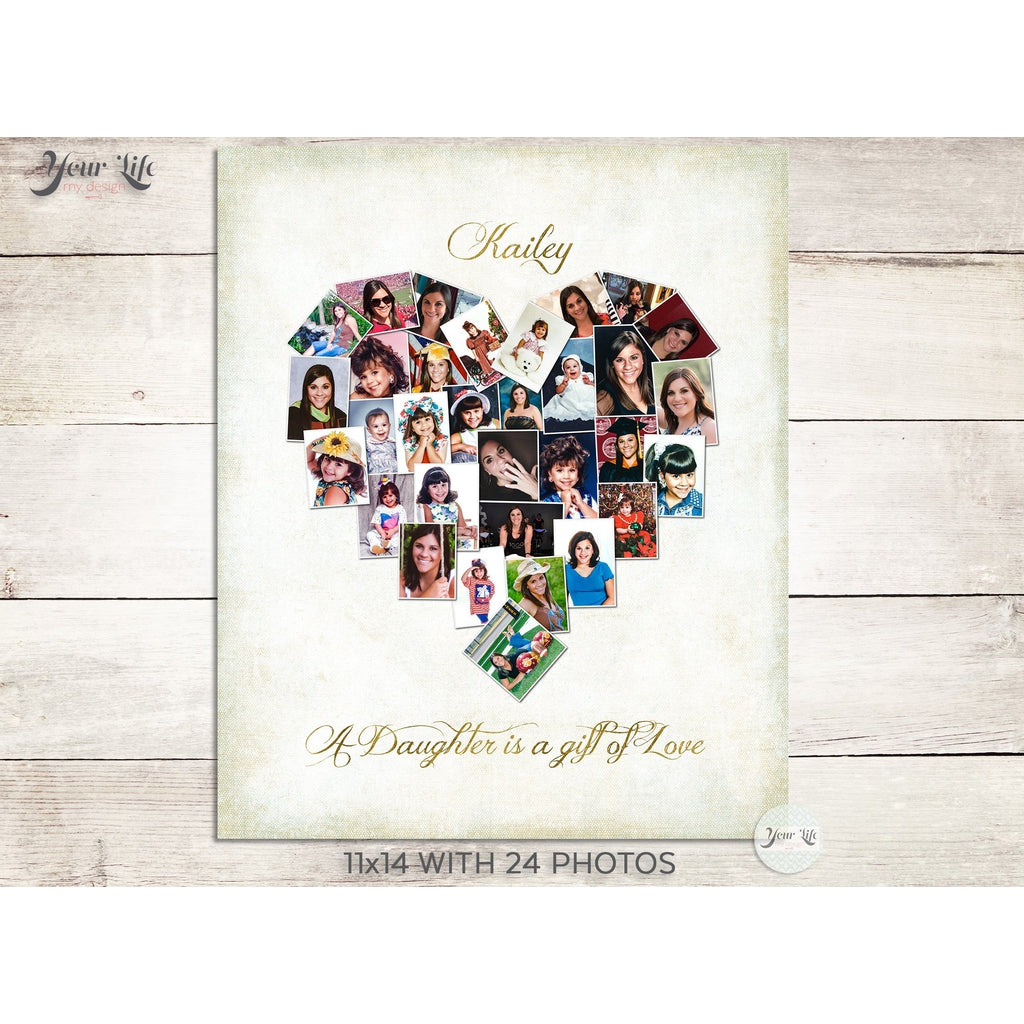 Daughter Wedding Gift Photo Collage