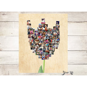 Photo Collage - Square Sizes + Choose any Shape or Number